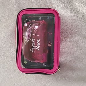 Travel/Makeup bag trio